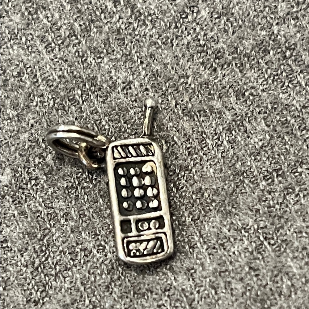 Sterling Cellphone/Walkie Talkie Charm